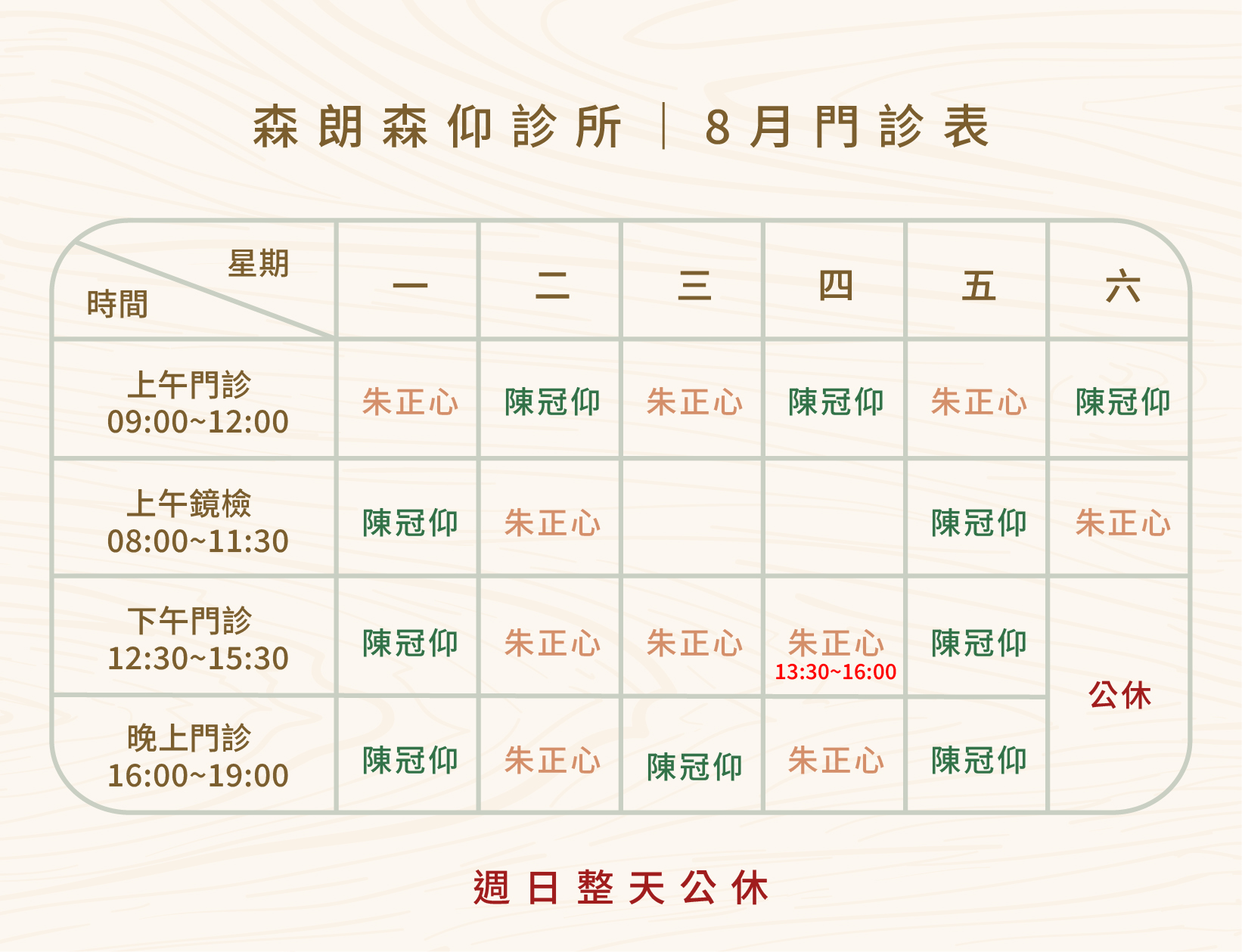 門診時間手機板