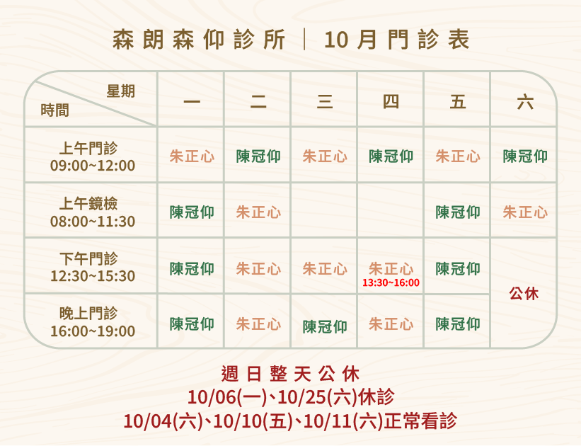 門診時間手機板