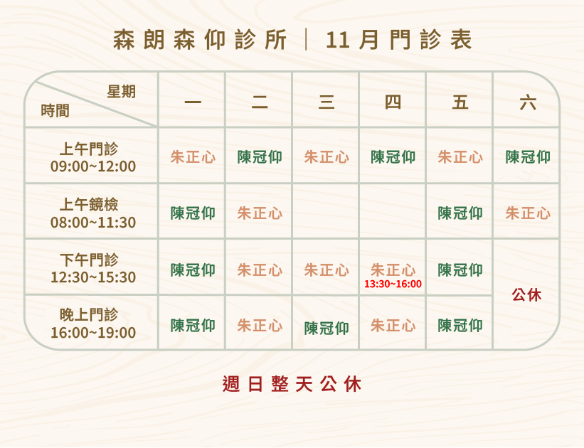 門診時間手機板